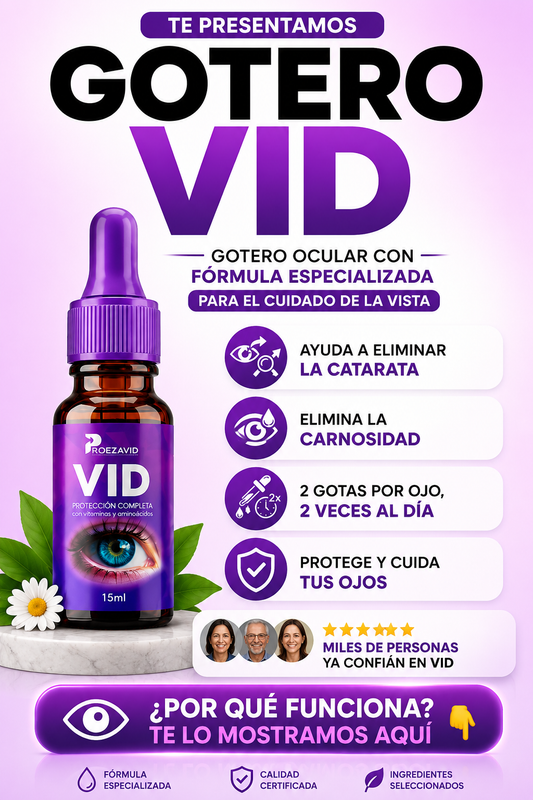 Gotero VID natural para Ojos